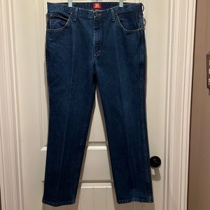Men’s Wranglers Dark Denim Jeans, like new- fast shipping